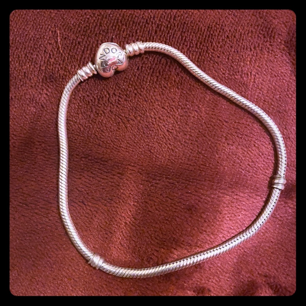 Pandora 9.1” silver bracelet